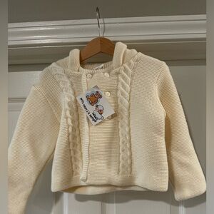 NWT French Hooded Baby Sweater (from Paris)